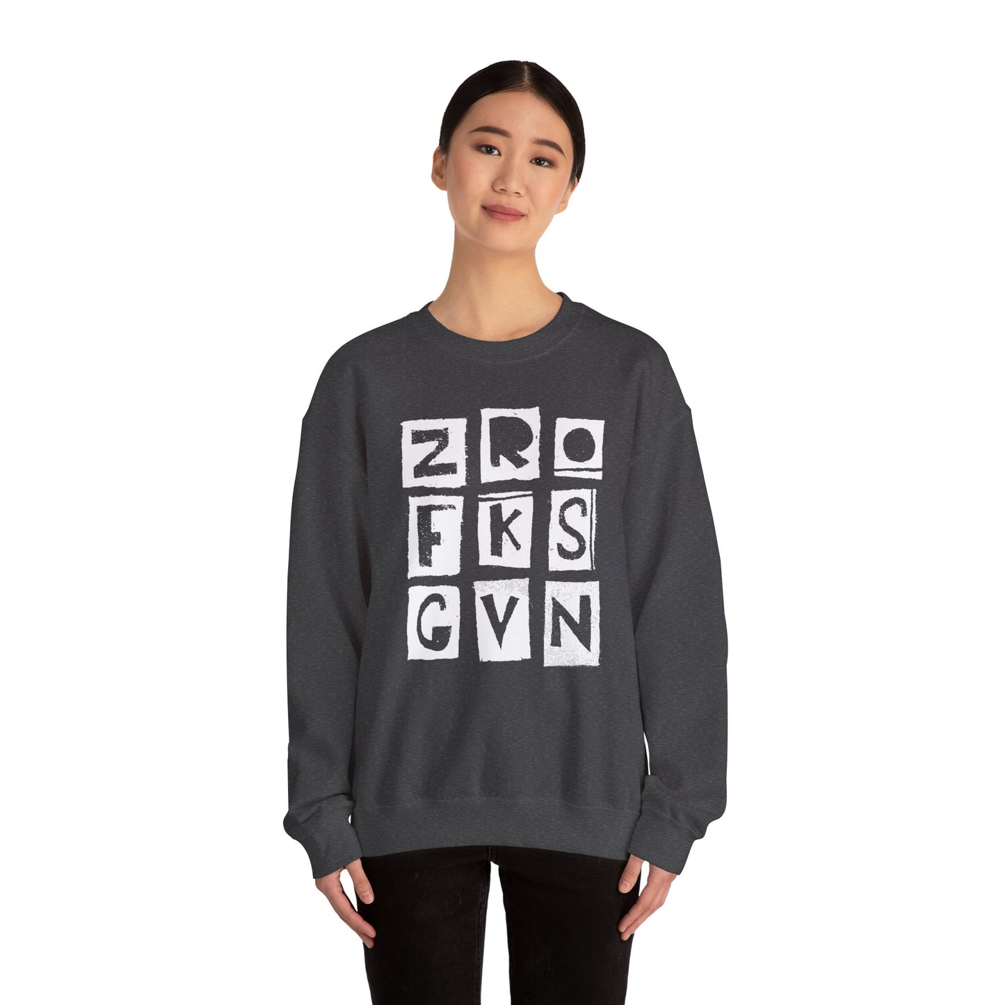 ZRO FKS GVN | Crewneck Sweatshirt