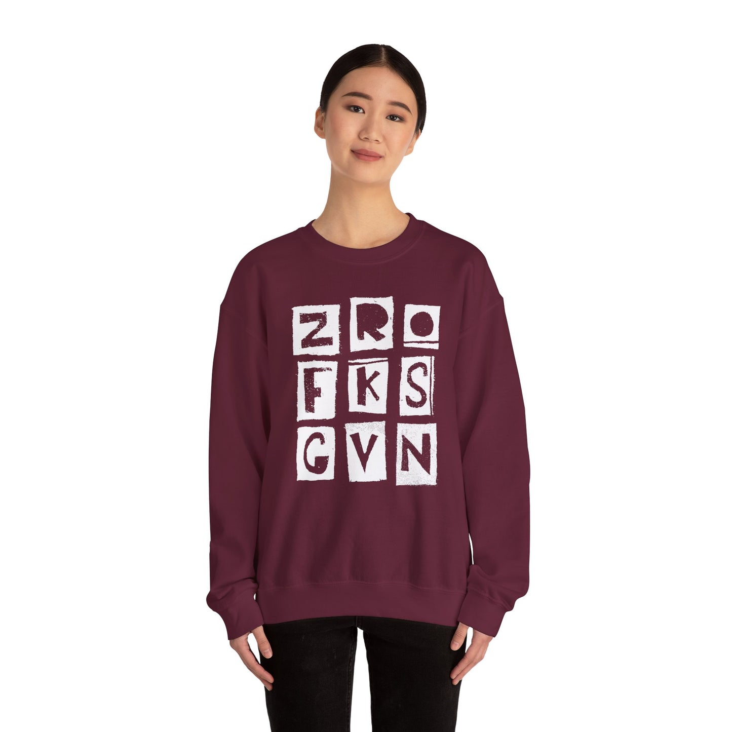 ZRO FKS GVN | Crewneck Sweatshirt
